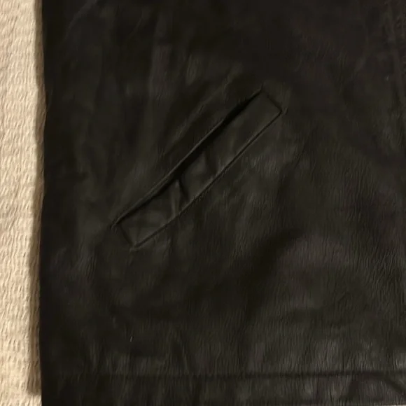 Mens Size 44 Leather Like Jacket - Picture 7 of 9